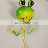 Frog Stake Frog Pick Metal Frog Stakes Garden Stakes Garden Picks Painted Frog Metal Stakes thumbnail-2