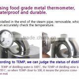 High Quality Household Stainless Steel 15L Home Alcohol Distiller For Sale With Thermometer Spirits(Alcohol) Distillation Boiler thumbnail-6