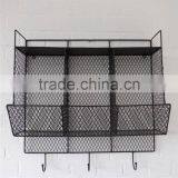 Bathroom/Kitchen Metal Wire Wall Rack Shelving Display Shelf thumbnail-3