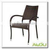 Audu Outdoor Wicker Garden Chair Set thumbnail-3