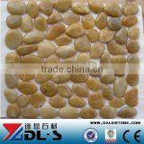 Yellow Stone Pebble Flooring Shower Floor Pebble Tile thumbnail-1