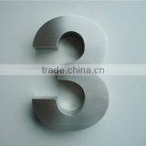 Morden Design Stainless Steel 3D Numbers for House Door in Front Arial and Size 180mm thumbnail-4