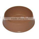 D17.2*H5.5CM,eco-friendly Pet Bowl,Biodegradable Natrual Bamboo Fiber Pet Bowl thumbnail-1