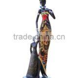 Home Decoration Resin With Fabric African Family Tourist Souvenir thumbnail-3