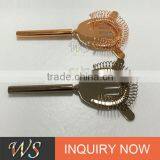 Personalized and Engraving Logo Acceptable Bronze Copper Rose Gold Plating Stainless Steel Bar Strainer thumbnail-2