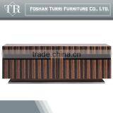 Modern Marble Travertine Top Hardware Base Coffee Table thumbnail-5