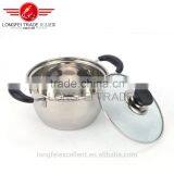 Insulation Handle High Quality Houseware Cheap Stainless Steel Cooking Pot Set/camping Pot thumbnail-3