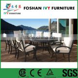 outdoor furniture garden restaurant table and chairs aluminium dining set