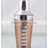 Stainless Steel Recipe Cocktail Shaker With Copper Finish thumbnail-1