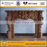 Modern Stone Fireplaces Design thumbnail-1