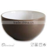 New Products Wholesale Two Tone Ceramics Cereal Bowl thumbnail-3