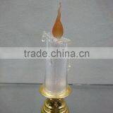 Clear Acrylic Plastic Led Christmas Pillar Candle Light Decoration thumbnail-5