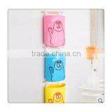 Japanese-style Home Colorful Oxford Cloth Storage Bag With Natural Wood Stick ,sundries Hanging Bag Cute Storage Bag thumbnail-1