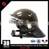 ABS Anti Riot Light Weight Anti-riot Green Police Helmet for Gas Mask