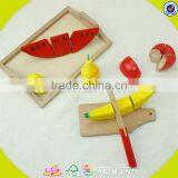 Wholesale Funny Wooden Cutting Fruits Toy Top Quality Wooden Cutting Fruits Game Pretend Toy Wooden Cutting Fruits Toy W10B008 thumbnail-2