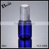 Cosmetic Packaging High Quality Skin Care 50 ml Pet Bottle Translucent Blue Plastic Bottle Pet With Pump Bulk Buy From China thumbnail-1