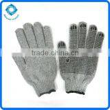 PVC Dotted Cotton Gloves Grey Cotton Gloves thumbnail-1