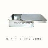 Metal Silde Tin Box of Size 130x120x40mm thumbnail-2