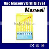 8pc Masonry Drill Bit Set thumbnail-1
