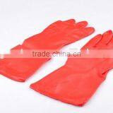 Red Nitrile Washing Up Household Rubber Gloves thumbnail-2