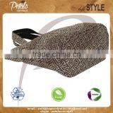 Luxary Handle Jute Tote Bag From India thumbnail-2