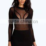 OEM Wholeasle Sexy Black Hot Sale Breathable Ladies Slimming Body Shapers Women Bodysuit thumbnail-3