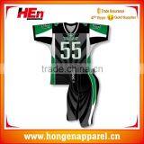 Hongen Apparel Fully Sublimated Easeful Latest American Football Jersey thumbnail-1