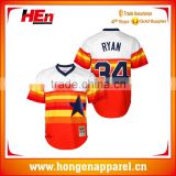 Hongen apparel Dri fit colleague children's sportswear softball jersey Men reversible baseball uniform