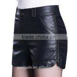 2016 Customized Manufacturying Fashionable Wholesale Women Clothing Fashion Ladies High Waist Black Shorts thumbnail-6