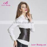 12 Plastic Boned Women Red Corset With 2 Rows Burn Fat Corset thumbnail-5