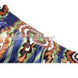 Women's African Print High Waist A-Line Pleated Midi Dashiki Skirt thumbnail-2