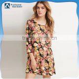 2015 New Arrival Baby Girl Flower Sublimation Printing One Piece Party Dress thumbnail-1