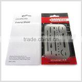 Kearing Promotional Aluminum Erasing Shield With Blister Card Package thumbnail-1