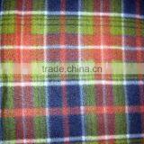 Polyester Plaid Printed Polar Fleece Fabric