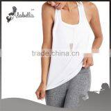 Mesh Panel Athletic Yoga Tank Top Stringer Tank Top thumbnail-4