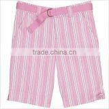 Women Stripes Cotton Short thumbnail-1
