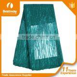 Soulmate French Lace Fabric High Quality African Tulle Lace Fabric With Sequin Cheap Nigerian Fabrics For Women FL0224-4 thumbnail-4