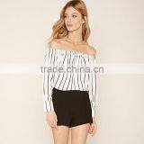 Maxnegio off Shoulder Top Korean Blouse for Women Summer 2017 thumbnail-3