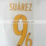 Custom Plastisol Type Soccer Number Heat Transfer Printing For Jerseys With Anti Sublimation thumbnail-4