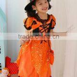 MGOO 2015 Popular Kids Halloween Costumes For Girl Pumpkin Dress For Kids Prom Party Dress TT001 thumbnail-3