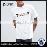 2017 Wholesale Cotton Silk Screen Printing Tshirts American Apparel Streetwear Private Label Custom Trump Photo Tees thumbnail-3