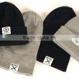 Custom Acrylic Beanies With Cuff Woven Label Slouch Custom Made Beanie thumbnail-2