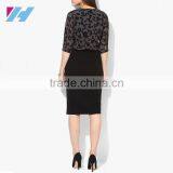 YIHAO Fashion Apparel Wholesale Women Bodycon Dress Ladies Formal Office Midi Dress Pencil Dress thumbnail-3