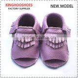 2016 New Leather Fringed Soft Sole Baby Moccasins Sandals thumbnail-1