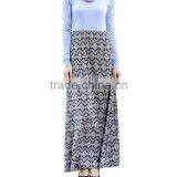 Modest Muslim Islamic Clothing Long Sleeve Hijab Dresses for Women thumbnail-5