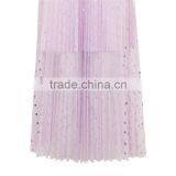 2017 OEM Summer Semi Perspective Tulle Flowy Skirts With Paillettes thumbnail-5