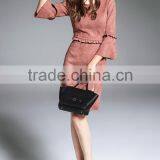 Women's Spring/autumn New Style Slim Fit Suede Dress thumbnail-4