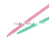 2.5mm 3mm Plastic Knitting Needles Pink & Green 9.3cm(3 5/8") 7cm(2 6/8")long, 5 Sets thumbnail-2