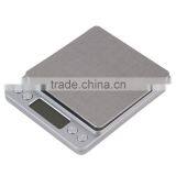High Accuracy Mini Digital Scale Electronic Scale Platform Jewelry Gold Diamond Scale 500g/0.01g Weighing Balance Blue LCD thumbnail-1