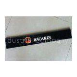 Black Soft Pvc Bar Mat With Custom 3D Logo , Personalised Bar Mats thumbnail-1